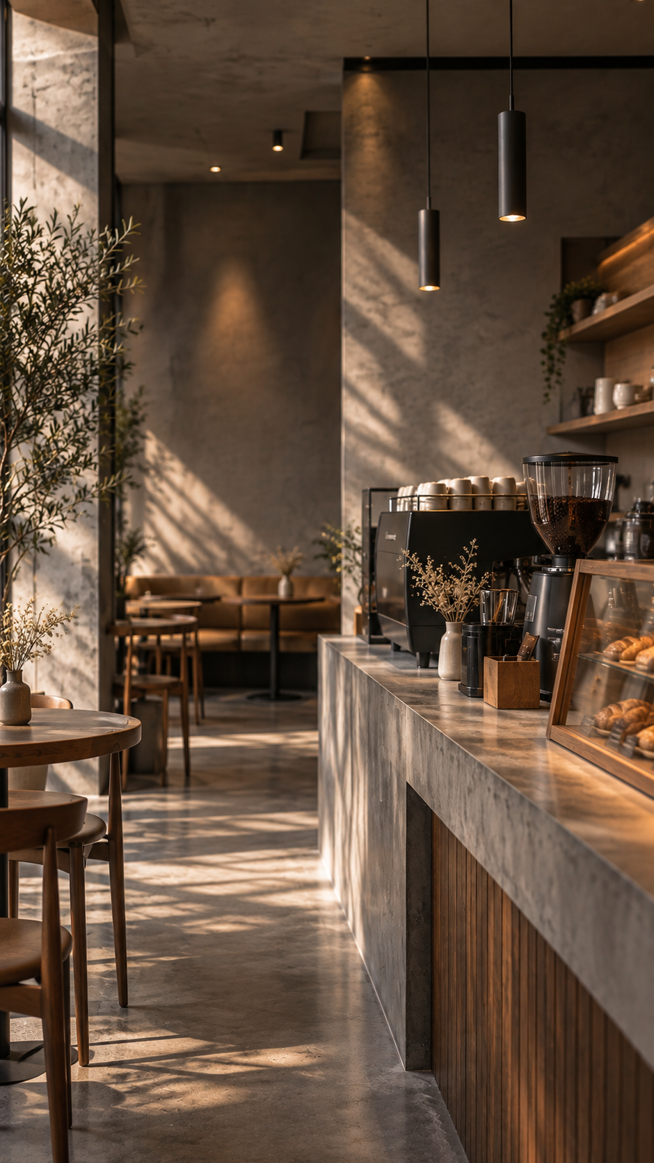 Azure Coffee 蔚藍咖啡店內空間主視覺